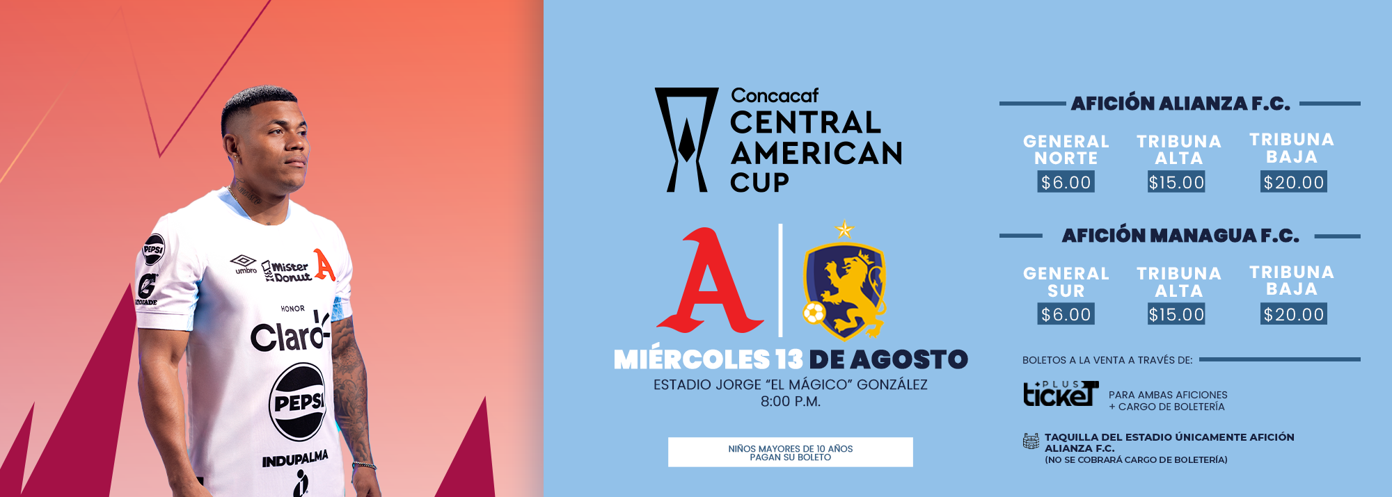 ALIANZA FC vs MANAGUA FC - COPA CENTROAMERICANA