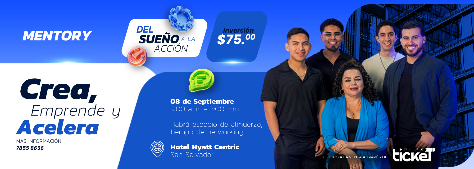 Crea, emprende y acelera 