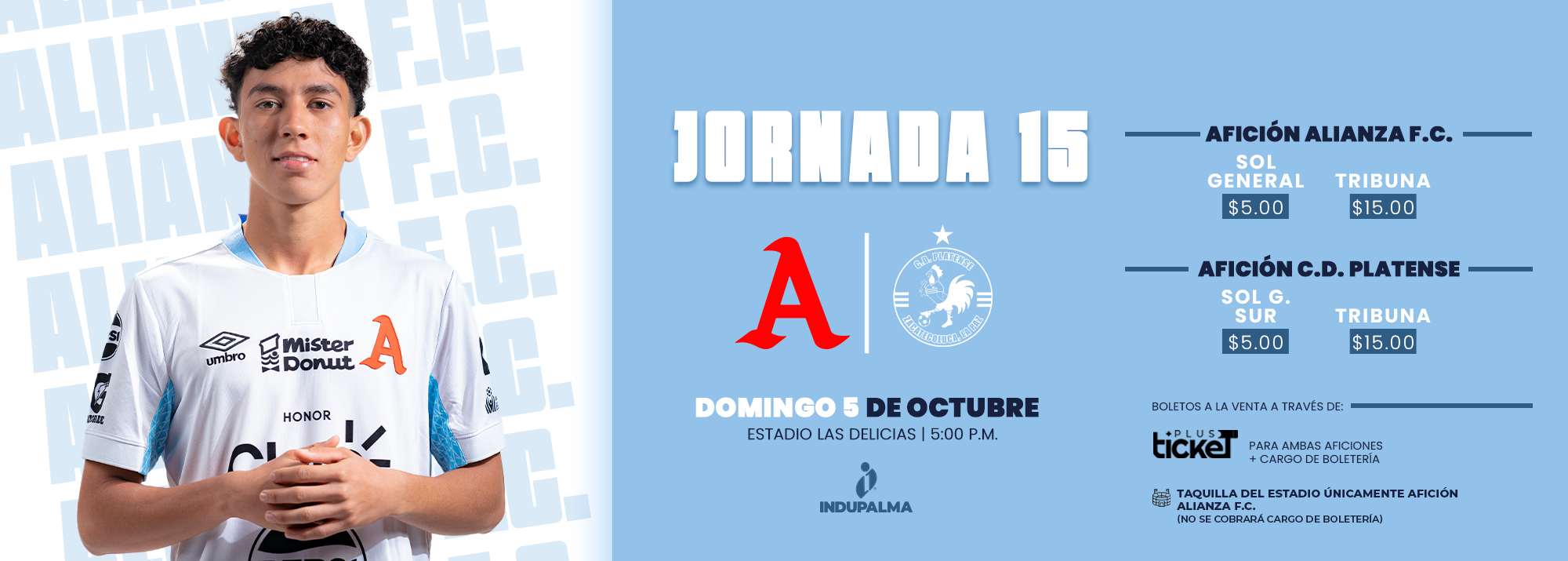 ALIANZA F.C. VS C.D. PLATENSE - JORNADA 15