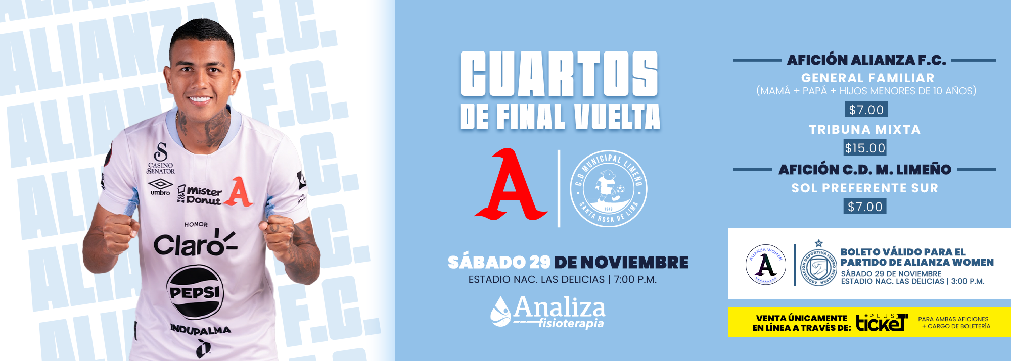 ALIANZA F.C. VS C.D. LIMEÑO - CUARTOS DE FINAL 