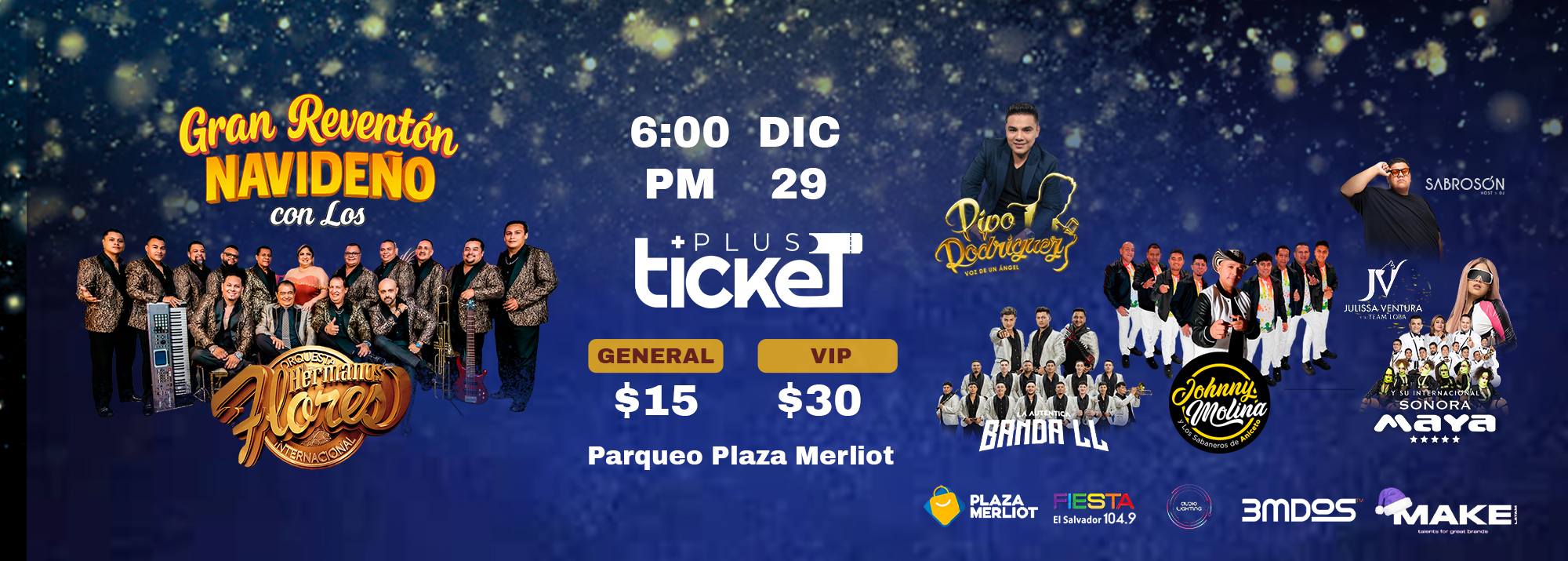 GRAN REVENTON NAVIDEÑO CON LOS HERMANOS FLORES