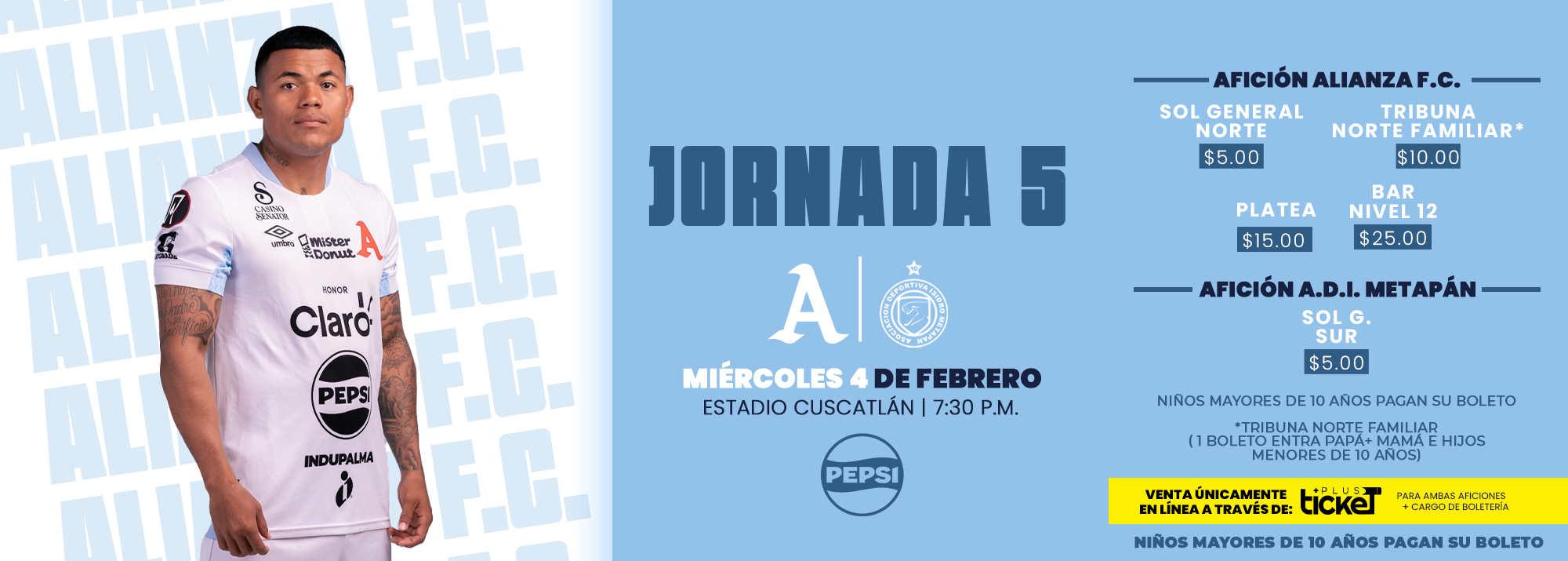 ALIANZA F.C. VS A.D.I. METAPÁN - CLAUSURA JORNADA 5