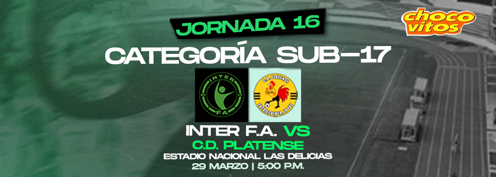 J16 COPA CHOCOVITOS - INTER F.A VS C.D. PLATENSE
