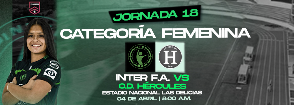 J18 FEMENINA - INTER F.A VS C.D. HÉRCULES 