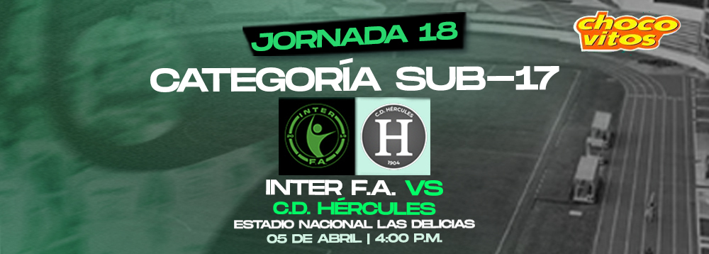 J18 SUB17 - INTER F.A VS C.D. HÉRCULES 