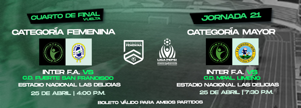 LIGA MAYOR Y FEMENINA