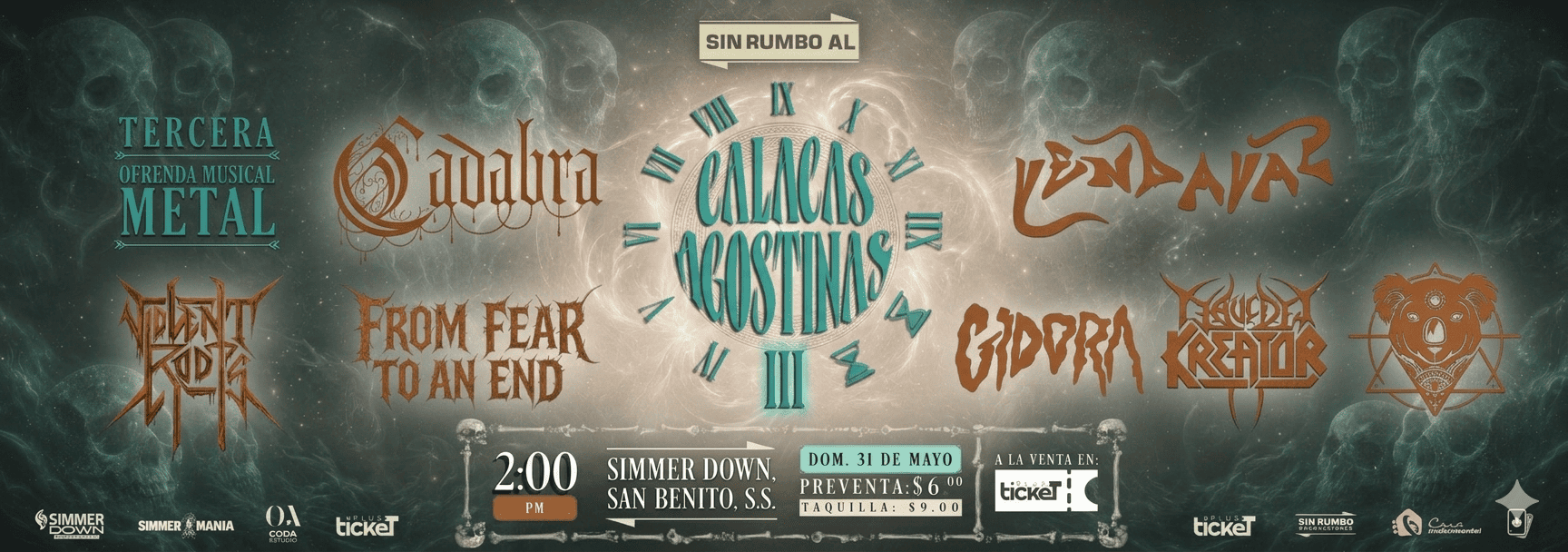 Sin Rumbo al Calacas Agostinas - Tercera Ofrenda