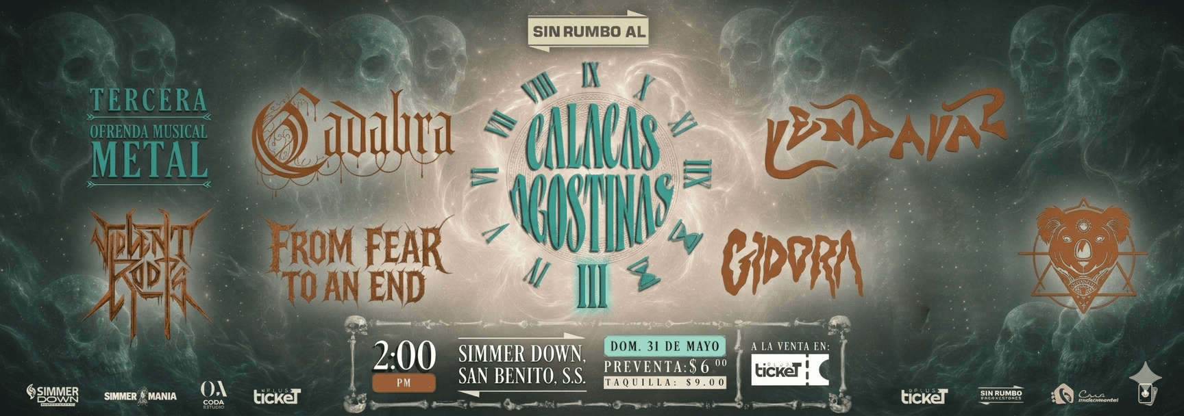 Sin Rumbo al Calacas Agostinas - Tercera Ofrenda