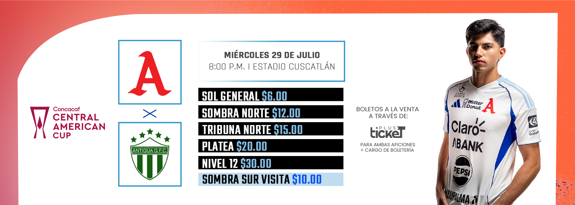 ALIANZA F.C. VS ANTIGUA G.F.C 