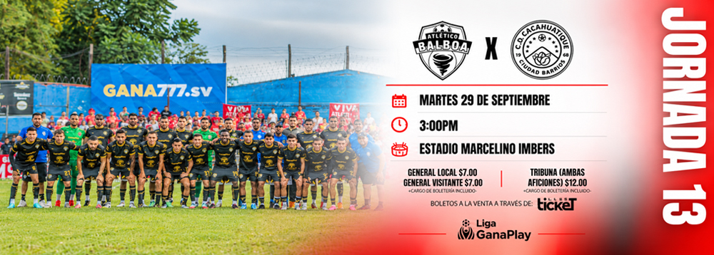 J13 - Balboa VS CD Cacahuatique 